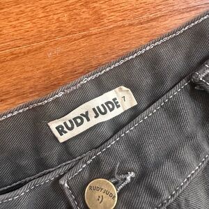 Size 7 Rudy Jude Charcoal Denim Pants